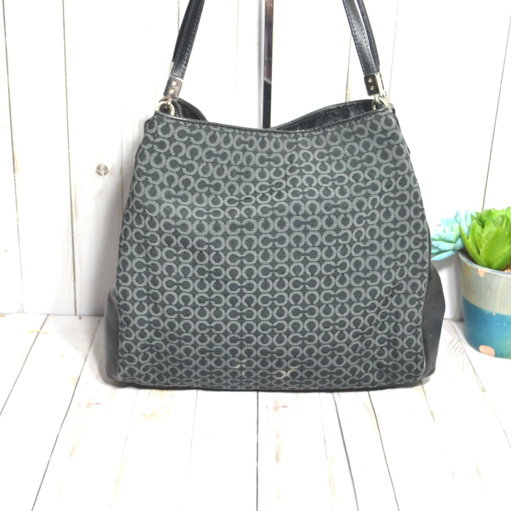 Coach  Phoebe Madison Op Art 26281 Needlepoint Bag - Picture 2 of 8